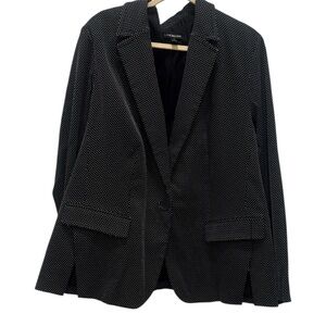 Lane Bryant Black Blazer with White Dots Size 26